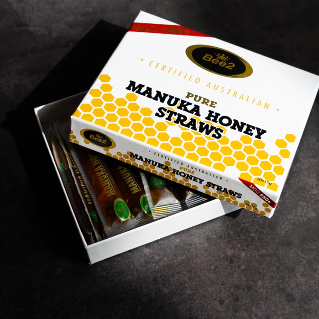 Amazon.com : Bee2 Manuka Honey Stick MGO 300+ 100% Raw & Pure